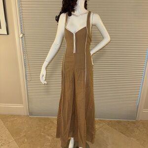 Women's Tan Jumpsuit
